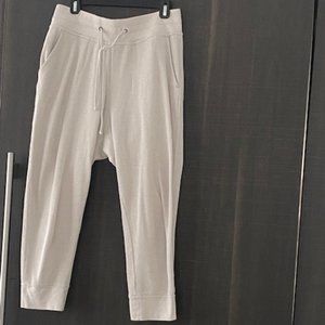 James Perse light grey cotton joggers
